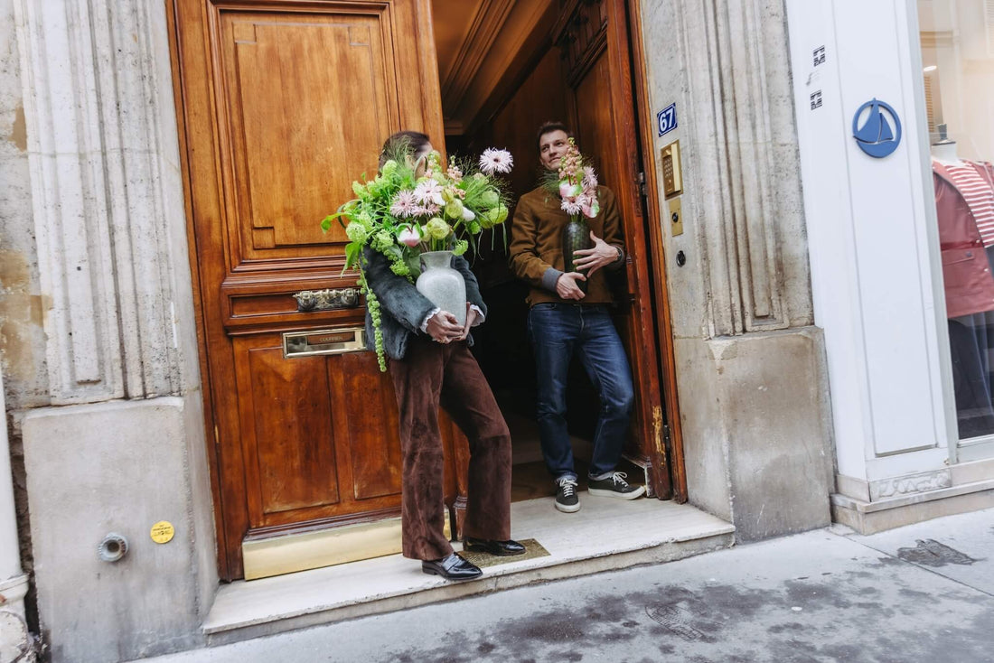 Fleurs d'automne à Paris : dahlias, cosmos, anémones