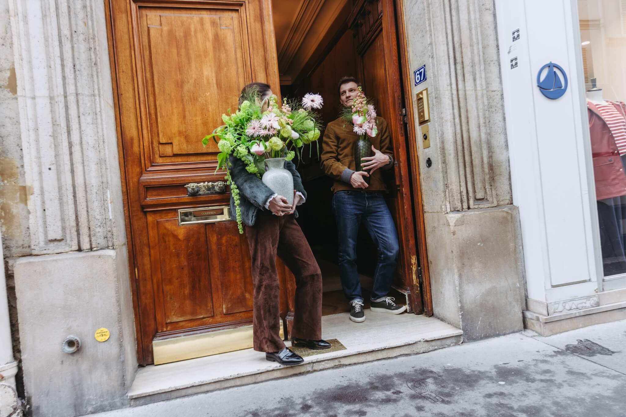 Fleurs d'automne à Paris : dahlias, cosmos, anémones